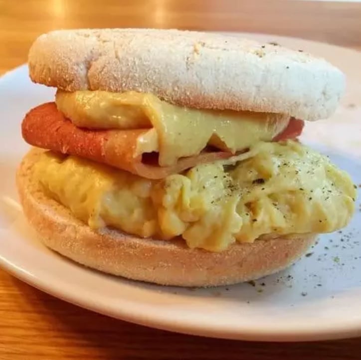 vegan egg McMuffin