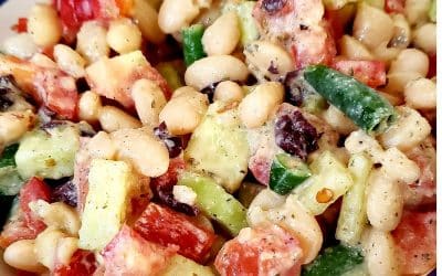 Protein-Packed Mediterranean White Bean Salad
