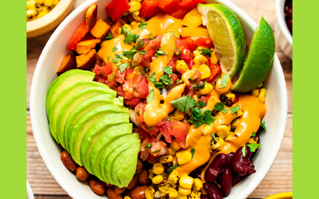 Colorful Fiesta Salad Bowl
