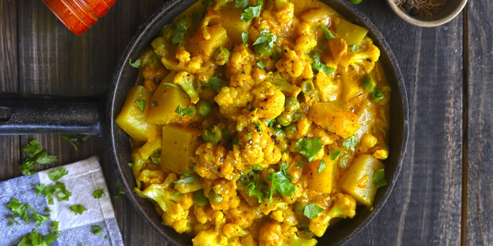 Quick Gobi Matar (Cauliflower and Pea Curry)