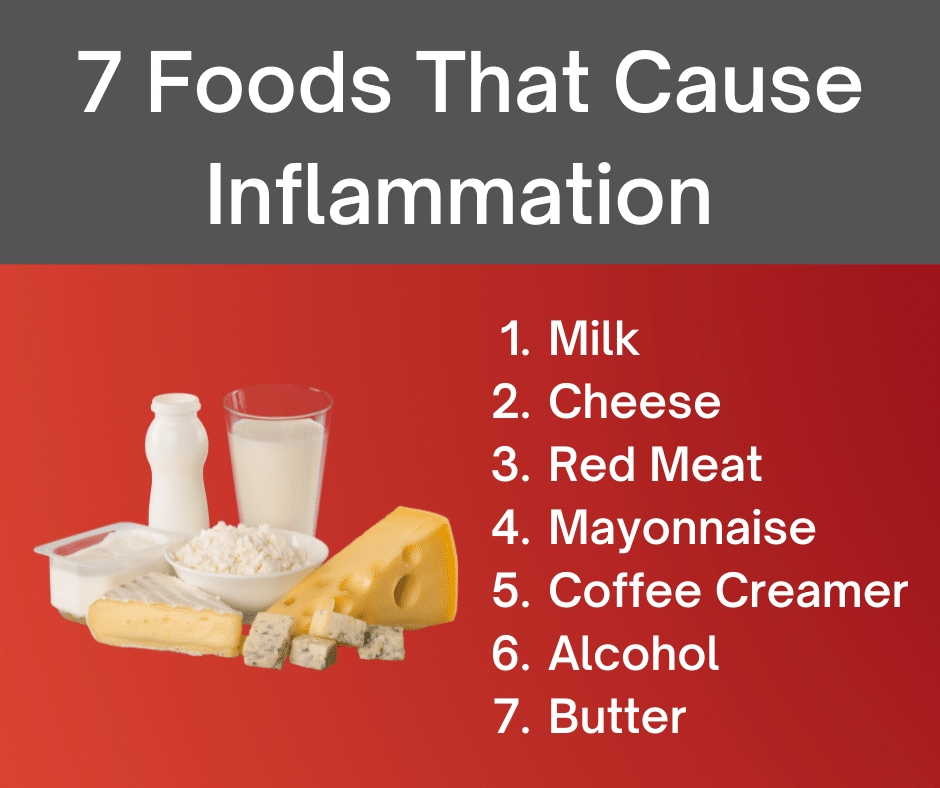 top foods that cause inflammation 