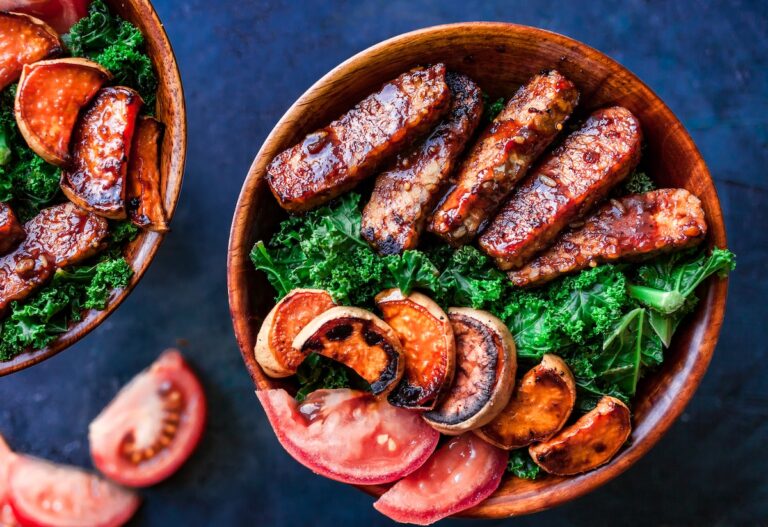 BBQ Tempeh Soul Food Protein Bowl