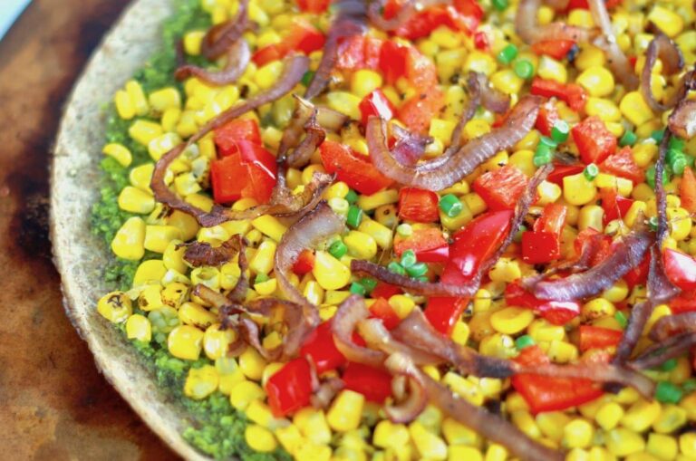 Simple Weeknight Dairy-Free Pesto Pizza